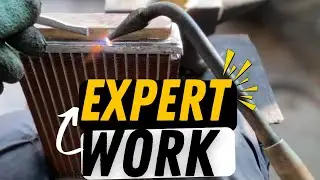 Radiator Repair Process | Soldering, Welding & Precision Cutting (Workshop Skills)