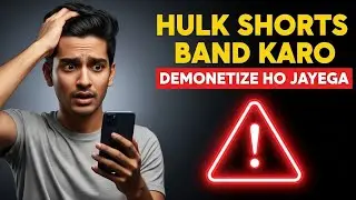Hulk Shorts Band Karo Nahi To Channel Demonitize Ho Jayega#trendingvideo #hulk 