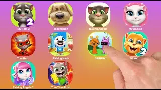 My Tom 2,Talking Ben,Talking Tom,My Angela,Tom Hero, Talking Hank,Sprunki,Talking Angela 2