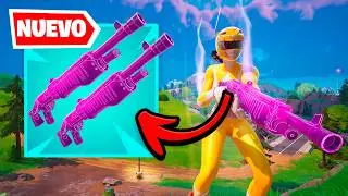 Probé la *NUEVA* ESCOPETA DOBLE y ES UNA LOCURA en FORTNITE