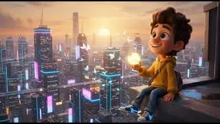 The Boy and the Robot | 3D Pixar Style Short Film #sciencefiction #story #kids  #english 