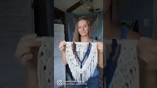 Macrame Wave+Seashells Wall Hanging🌊🐚