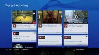 PlayStation 4 - UI / Interface (Guide / XMB) PS4 with Sony