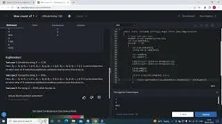 Max count of 1 | Codechef | Starters 84 | Explanation | Solution