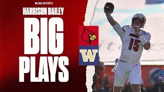 Louisville QB Harrison Bailey HIGHLIGHTS: 16/25 with three touchdowns & 164 passing yards