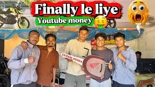 New members 😍| youtube money 🥹| finally kharid liye 😍| day(121/100)