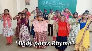 🍃Body parts  - rhyme🍃     @ learn a word a day @###present theme' s  related rhyme###
