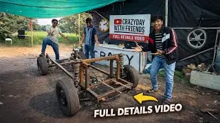 Full Details Video 🚗🔥| Handmade Car Chassis Build | Crazy Day With Friends 😱 