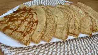 Cr&ecirc;pes &agrave; la farine d'&eacute;peautre - Facile