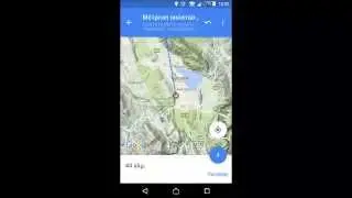 Using Google maps as quick task editor Distance measurement