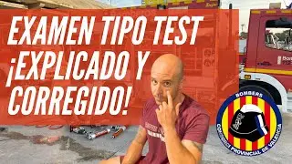 📝 Correccion del examen de Bomberos del Consorcio de Valencia 2023 🚒