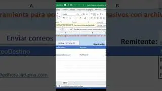Enviar correos masivos con archivos adjuntos desde Excel #excel #excelavanzado #tutorial #windows