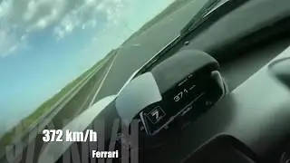#ferrari #germany #amazing  Ferrari разогнался до 370 км/ч на трассе в Германии