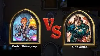 Varden Dawngrasp vs King Varian | Challenge 3-8 | Book of the Mercenaries (Hearthstone Gameplay)