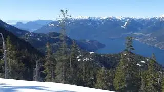 Al 's Habrich viewpoint at Sea to Sky peak, Squamish, B.C.