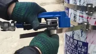 Banding tool twist Glenpak - steel pole strapping