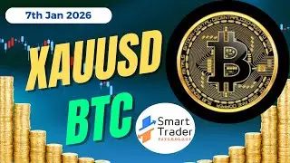 BTC and XAUUSD Live Trading 7th Jan 2026 #btc #crypto #xauusd