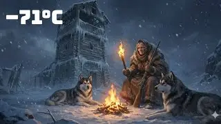 Elderly Man and His Dog Trapped in a Remote Cabin With No Firewood Left | Surviving &ndash;71&deg;C Yakutia