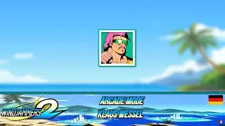 Windjammers 2 🥏 : Arcade Mode - Klaus Wessel 🇩🇪