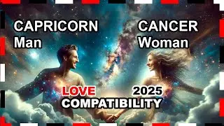 Love Compatibility YEAR 2025: Cancer Woman and Capricorn Man 🌟💖 #cancer #capricorn #forecast