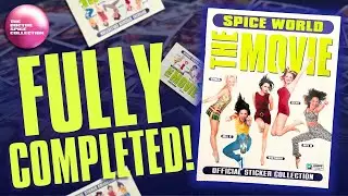 I Finally COMPLETED my Spice World The Movie Sticker Book! | Take a look inside!