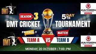 Zaitoon DMT Season 3 Tapeball Cricket Tournament Final