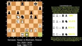 Queen's Gambit Declined  the positional sacrifice that wins in the long run    Seirawan Yasser vs Ek