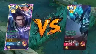 GLOBAL ALUCARD VS BUFFED HANZO! WHOS THE BETTER JUNGLER?🔥 - MLBB