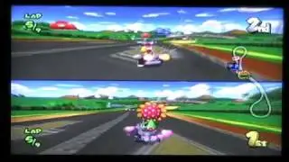 Mario Kart Double Dash! Toads Salsa Vs UltimaCJ Luigi Circuit LIVE 1/16