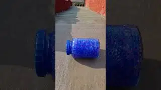 Breaking glass jar's on stairs! #shorts #asmr #satisfying