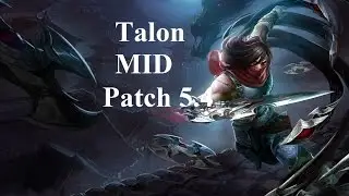 League of Legends - Dragonblade Talon Mid - Full Gameplay