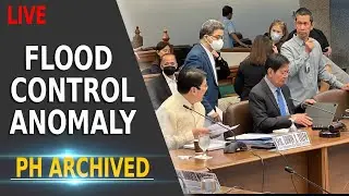 LIVE UPDATE: Senate HEARING: FLOOD CONTROL ANOMALY investigation ng BLUE RIBBON
