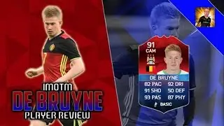 iMOTM KEVIN DE BRUYNE (91) PLAYER REVIEW! | FIFA 16 PLAYER REVIEW