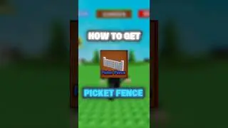 How to Unlock the Picket Fence FAST! 🌿 | Grow a Garden Roblox