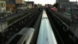 Metro-North Late PM Rush Hour Action at Tremont, The Bronx [HD]