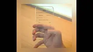 Transparent Trident Glass Phone