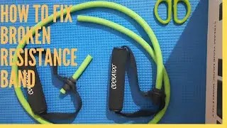 how to fix ripped/broken Resistance Band ||cockatoo||