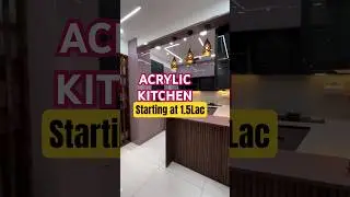 Premium Acrylic Modular Kitchens Starting at Just ₹1.5 Lac!