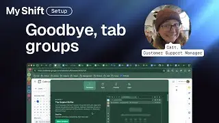 She replaced her Chrome tab groups with 8 Spaces | My Shift Setup