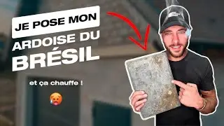 Je pose mon ardoise du BRÉSIL 🇧🇷 en pleine canicule 🥵