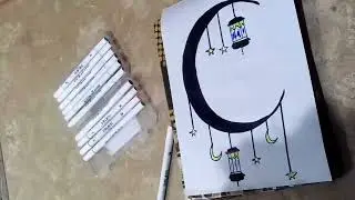 Ramadan Kareem drawing | How to draw easy pencil drawing | Ramadan art tutorial