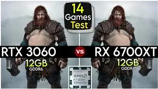 RTX 3060 vs RX 6700 XT - Test In 14 Games - Two Best Gpu's Comparison !
