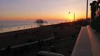 Time-lapse, Brighton, 2021 #highlights #sunset on the beach, summer