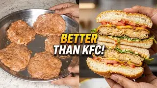 Forget KFC - Make Crispy Chicken Patty Burger At Home|Sm Cooking Secrets