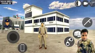 FRANKLIN PLAYING AS &lsquo;&rsquo;POLICE OFFICER&rsquo;&rsquo; IN INDIAN 🇮🇳 BIKE DRIVING 3D