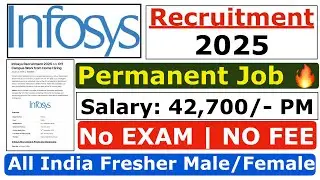 Infosys Recruitment 2025 | Infosys Fresher Jobs 2025 | Infosys Job Vacancy 2024 | Off-Campus Hiring