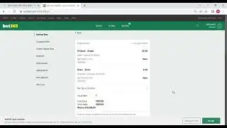 BET365 VIDEO PROOF HALF TIME/FULL TIME 12.10.2022