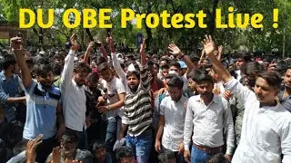 DU OBE Protest Live In Polic Station | Delhi University |
