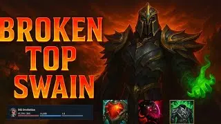 How To Play Swain Top Lane? Gameplay Wild Rift Season 17 (Build & Runes)