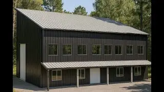 Luxury 30x50 Single-Slope Barndominium - Discover Sustainable Living!